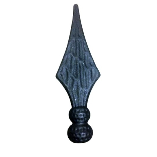 ornamental iron fence spear head spearpoint finials for fence gate top