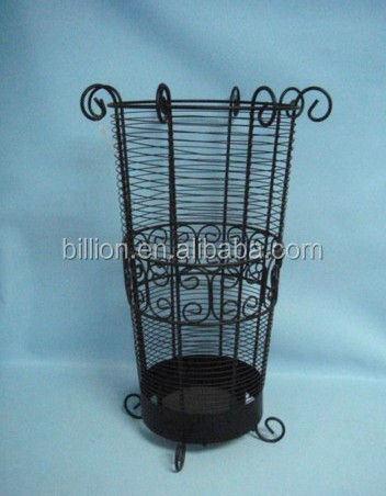 2019 new design wrought iron umbrella rack