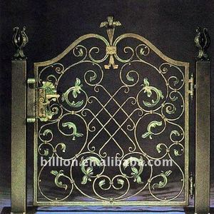 decorative wrought iron side gates for garden