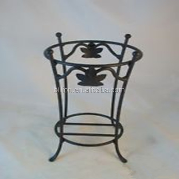 black cast iron umbrella stand