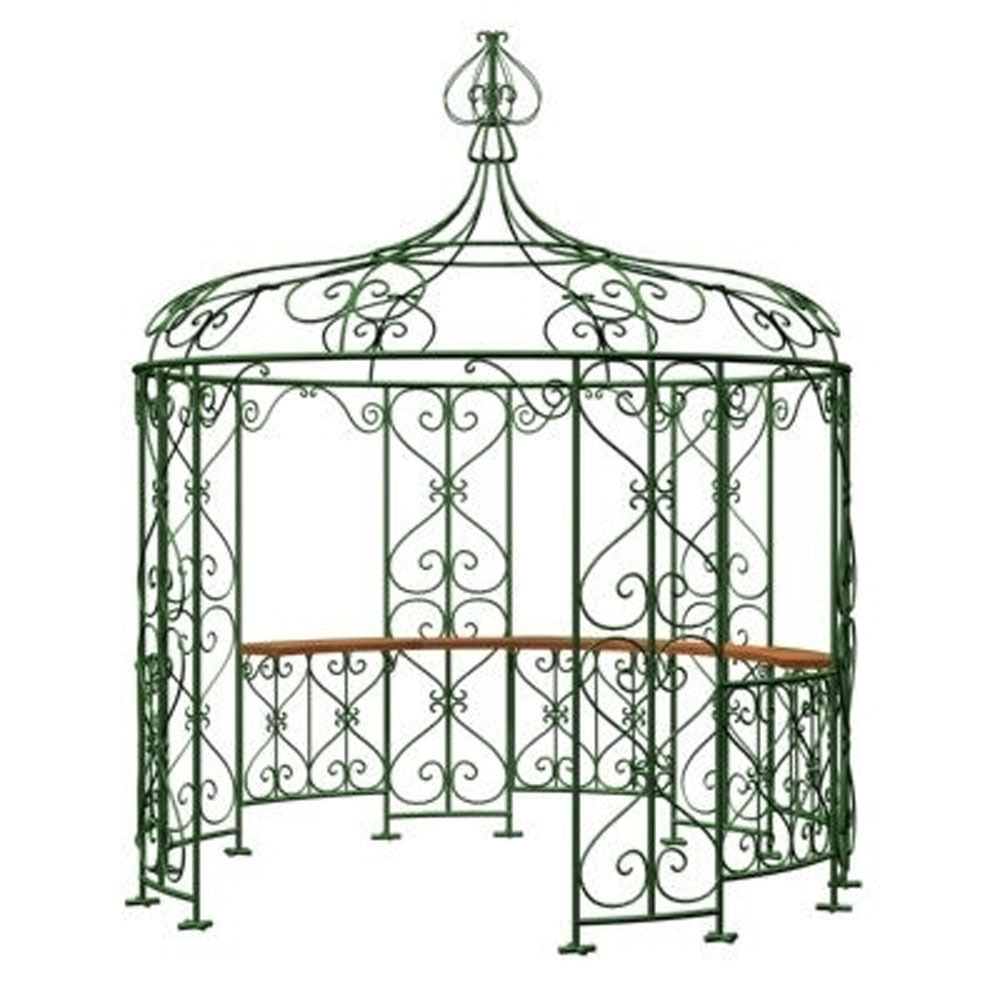 China manufacturer galvanized decoration wrought iron gazebo for outdoor