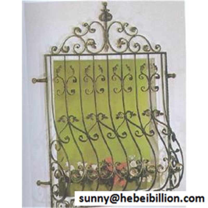 manufacture producer iron window fence,window railings guarding windows