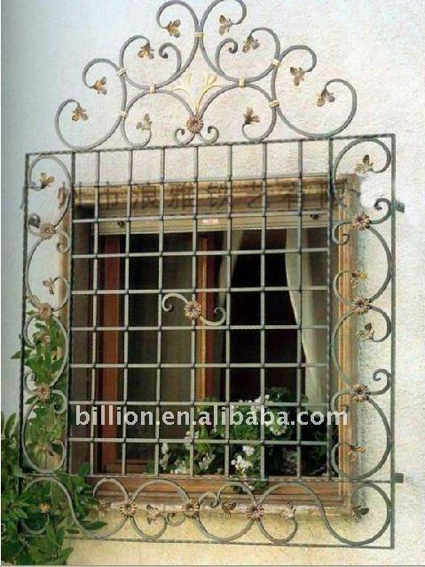 manufacture iron security window window railings guarding windows