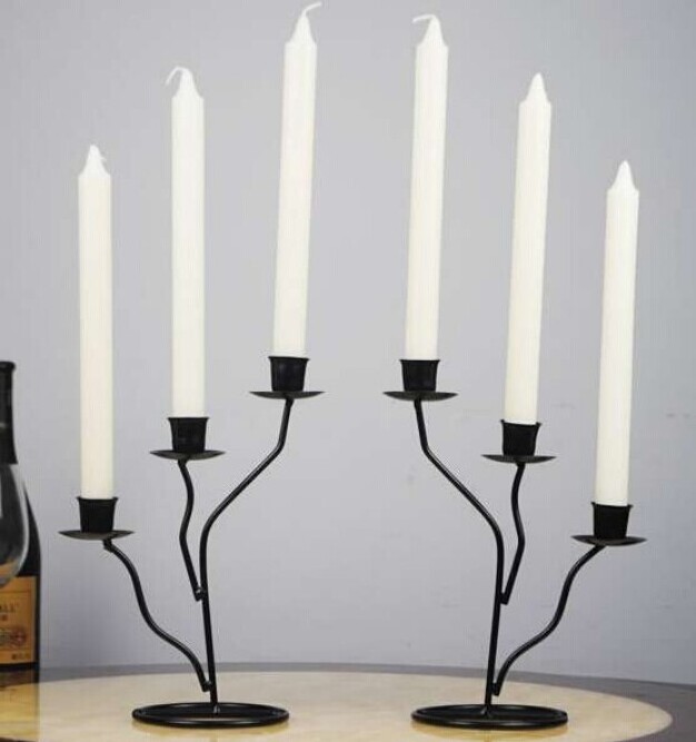 2015 May wrought iron standing candle holder