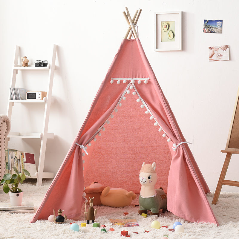 Hot Sale Kids Foldable Canvas Playhouse Children's Indoor and Outdoor Play Teepee Toy Tent for Sale