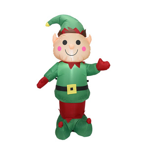 Christmas inflatable air mold light LED inflatable elf garden holiday decoration props ornaments