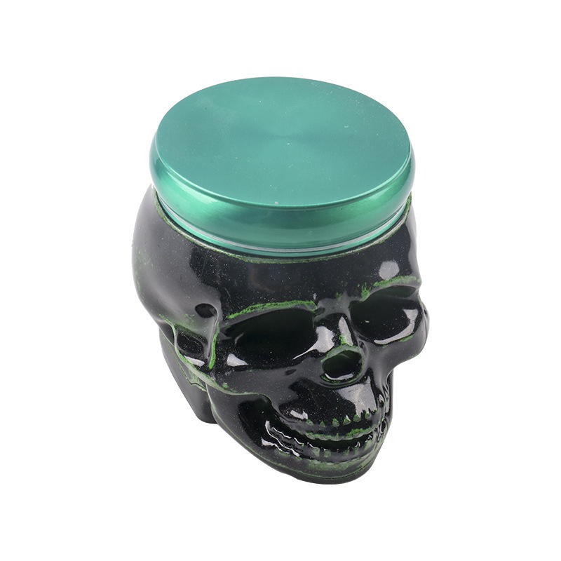 Tobacco Grinder Hot Selling skull Style 3 Layer Zinc Alloy Herb Grinder king skull grinder