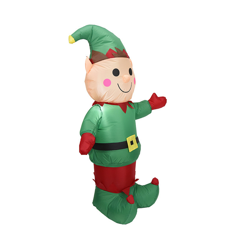 Christmas inflatable air mold light LED inflatable elf garden holiday decoration props ornaments