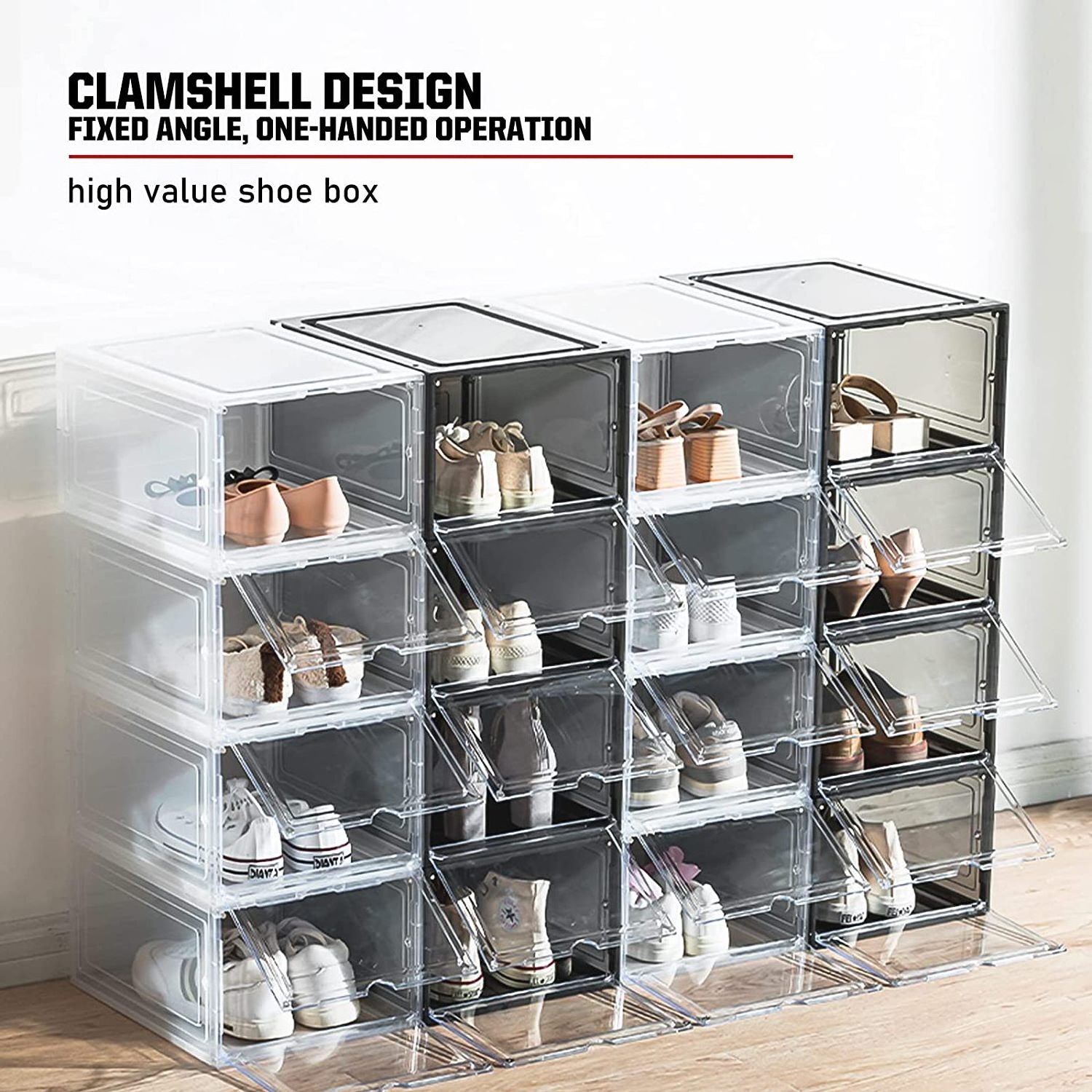 plastic shoe box shoe display case plastic shoe box storage