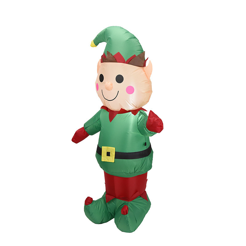 Christmas inflatable air mold light LED inflatable elf garden holiday decoration props ornaments