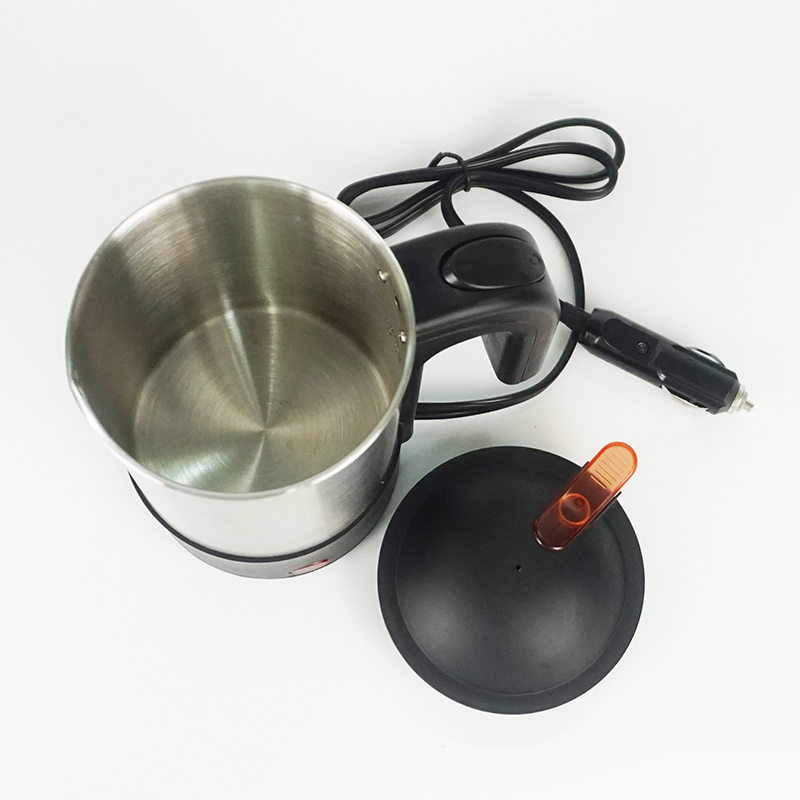 Wholesale outdoor 0.5L/1.0L multifunctional electric kettle 12V/24V car electric kettle  travel portable