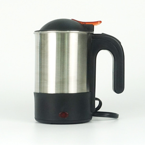 Wholesale outdoor 0.5L/1.0L multifunctional electric kettle 12V/24V car electric kettle  travel portable