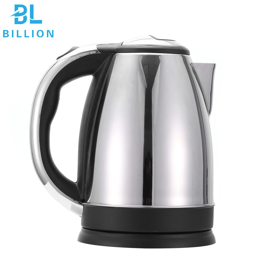 2024 Hot Sell 201/304SS  Stainless Steel Electric kettle OEM 1.8L 1.5L 1.2L Water Kettle