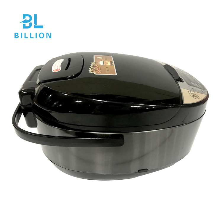 Black Color Stainless Steel Body Square Rice Cooker with Smart Microwave Function in Good Price