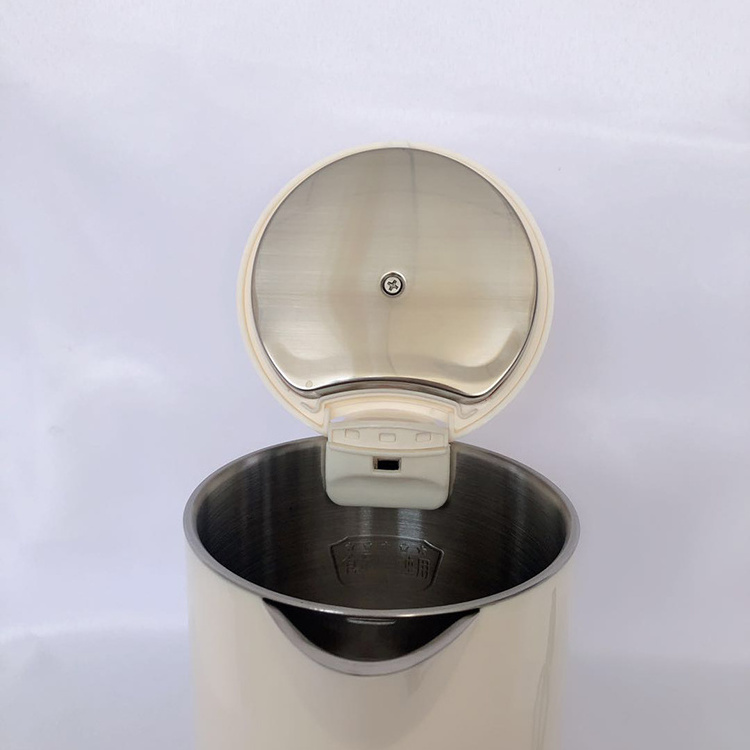 0.6L 600ml 850W 304 Stainless Steel Seamless  Small Size Mini Electric Kettle Two Layer for Hotel Appliance