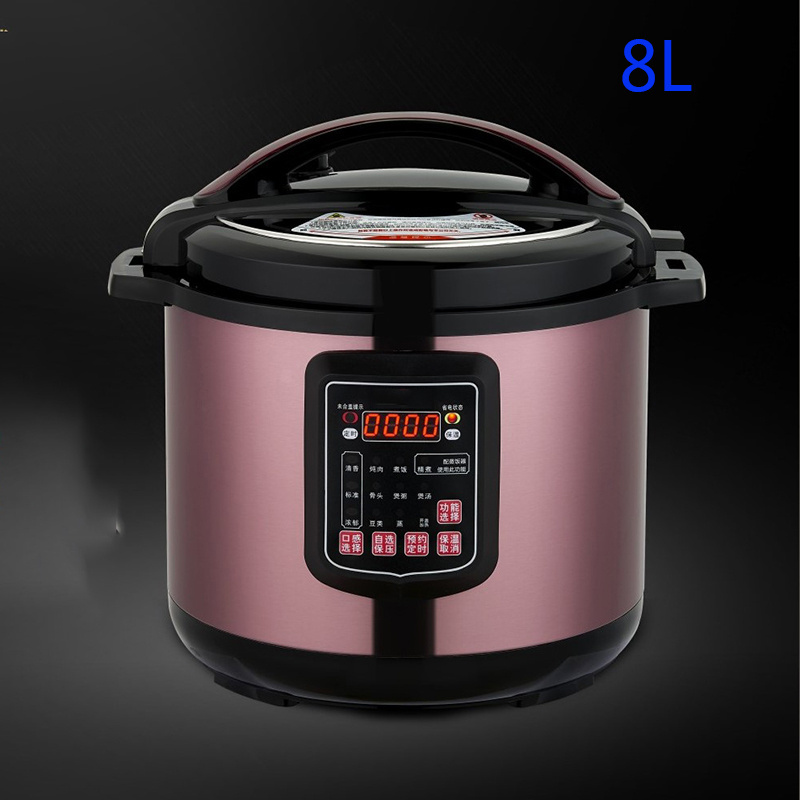 8L hot sale electric pressure cooker large capacity rice cooker convenient and quick olla a presion electrica