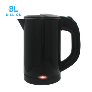 0.6L 600ml 850W 304 Stainless Steel Seamless  Small Size Mini Electric Kettle Two Layer for Hotel Appliance