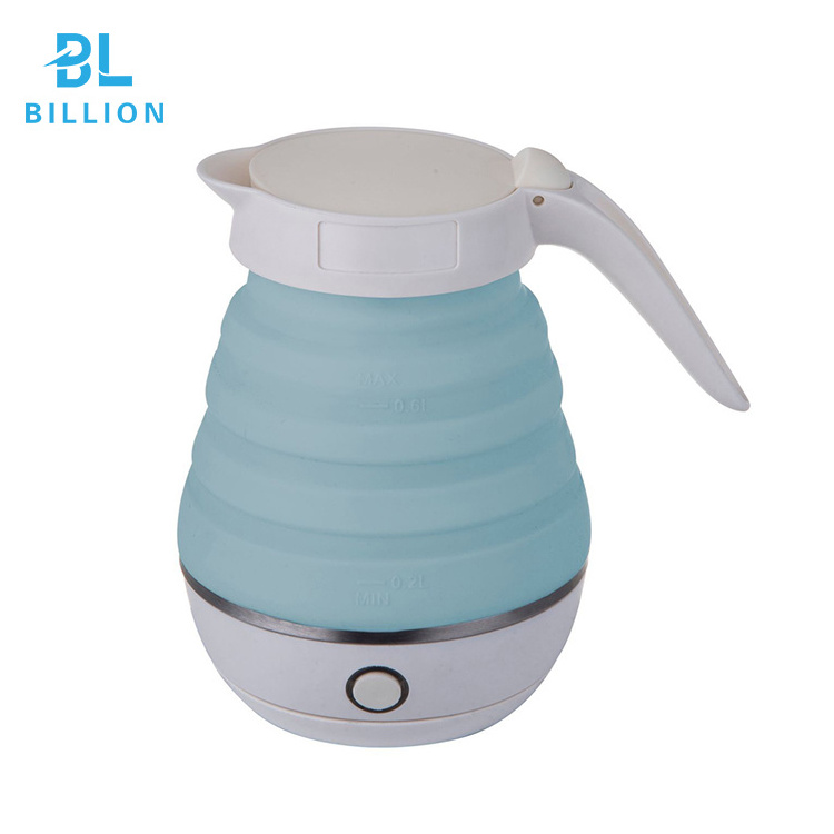 Health and Safety Travelling  Food Grade Silicone Travel Foldable Electric Kettle Mini Portable Kettle