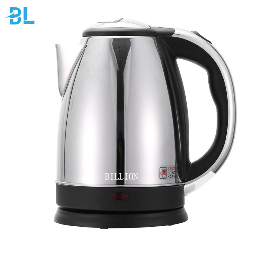 2024 Hot Sell 201/304SS  Stainless Steel Electric kettle OEM 1.8L 1.5L 1.2L Water Kettle