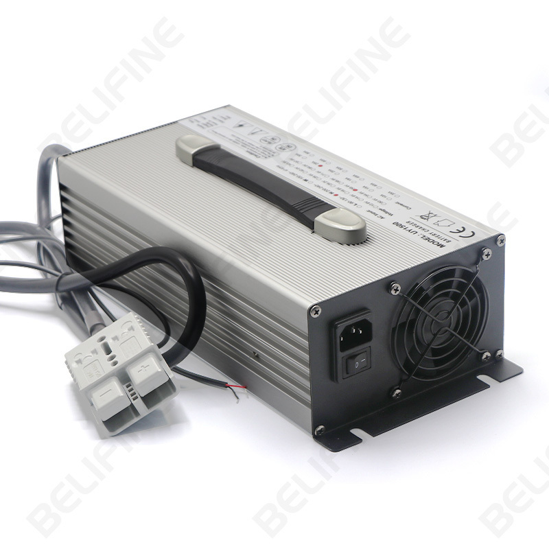 LIFEPO4 Lithium Battery Charger 5A 10A 15A 20A Charger 12V 24V 36V 48V 72V 96V DC Battery Charger with Fan