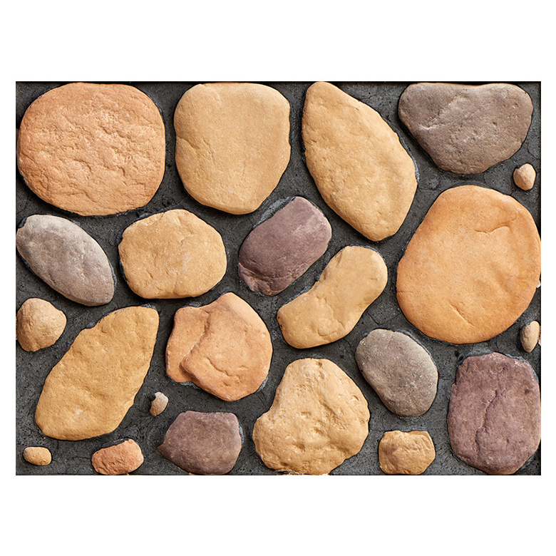 Garden castle brick decorative 3D wall panel fireplace rive rock stone wall cladding stone