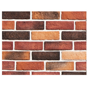 Faux brick veneer exterior wall artificial red bricks interior material 3d brick wall panels