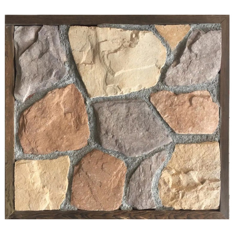 Modern style natural culture stone veneer exterior faux slate lightweight stone veneer panels