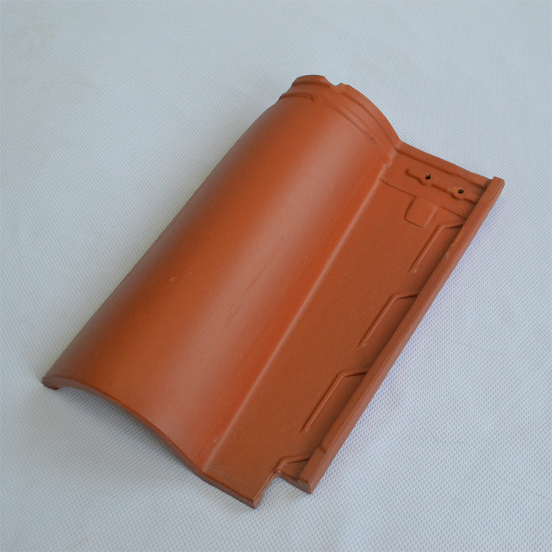 Classical high quality Spanish roof tiles customized color glazed French waterproof natural clay matte ceramic roof tile