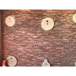 Artificial decoration white stone cladding outdoor faux stone wall interior of the building