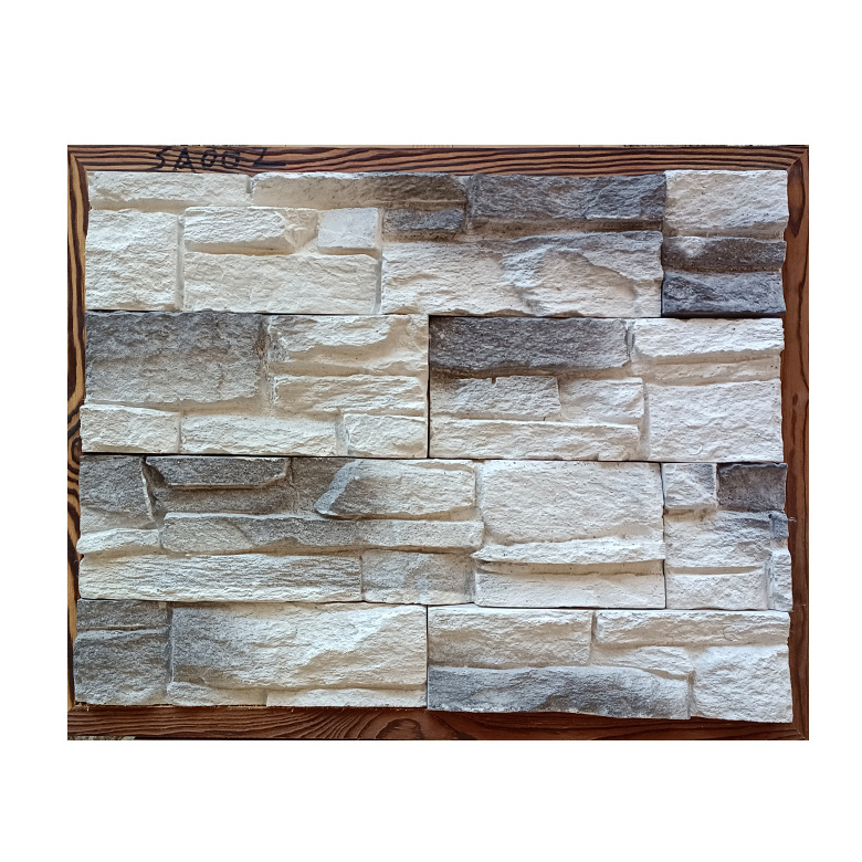 Outside faux stone wall panel artificial culture stone interior wall black stack stone veneer