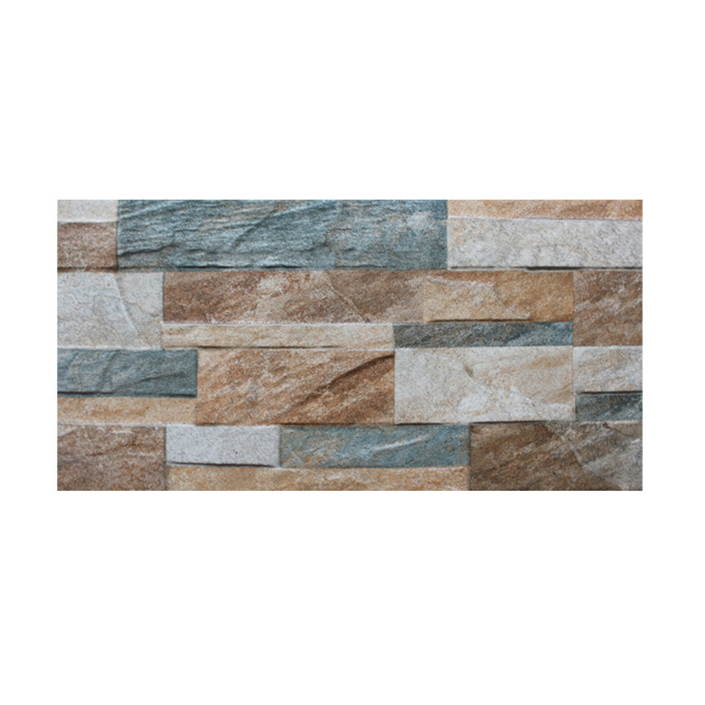 Hot selling exterior brick design ceramic tiles customized size 3d tile ceramic bathroom floor kitchen wall tile patterns