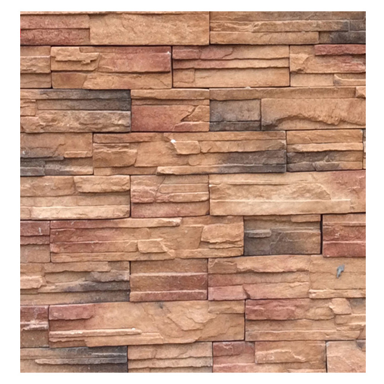 Faux stone wall panels manufactured siding stacked stone veneer artificial rock face stone fireplace decoration