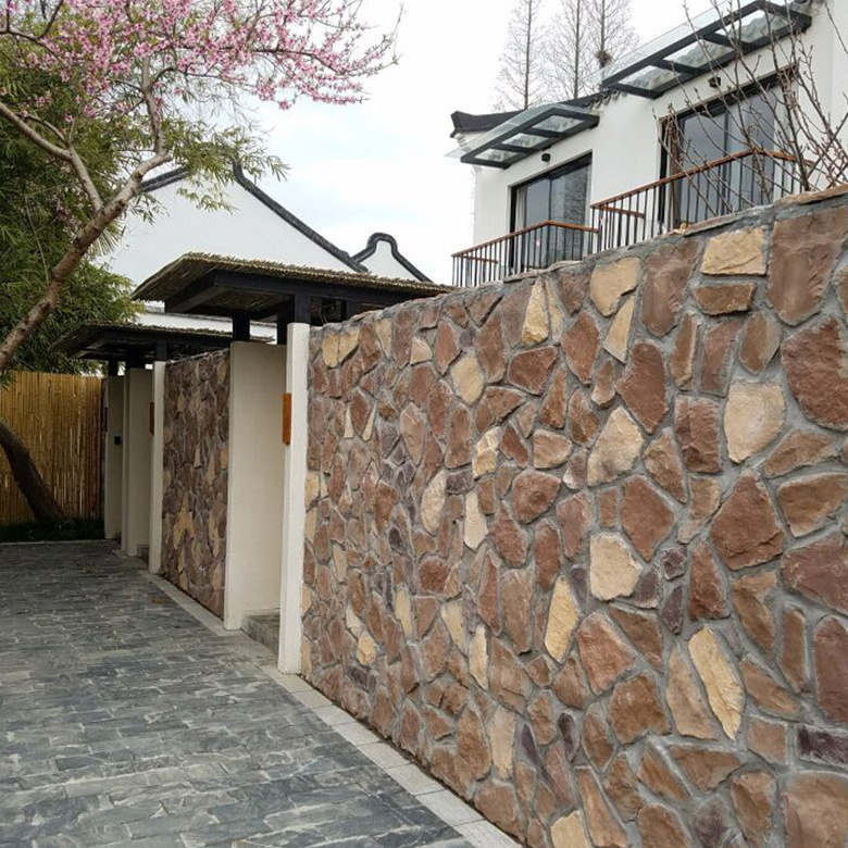 Natural slate field stone cladding artificial culture stone veneer faux stone panels outdoor