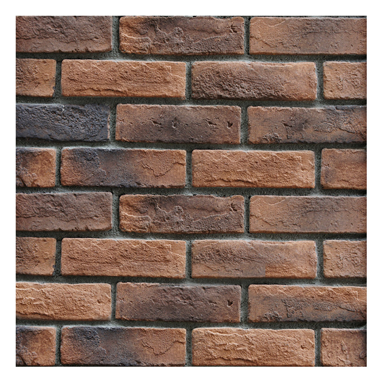 Canada high quality red brick plant white cement e material brick slip artificial culture stone interior 3d brick wall panel