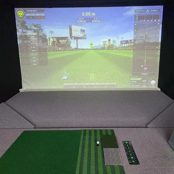 Indoor Golf Simulator Hitting Practice Swing Training Mat