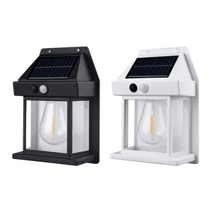 Solar Led Lamp Outdoor Solar Panel Light With Motion Sensor Wall Lights Ip65 Waterproof Sunlight For Garden Decoration