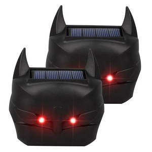 Solar Animal Repeller With Red Led Lights Outdoor Night Guard Animal Predator Repellent For Scares