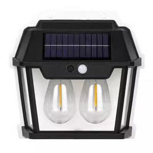 Newest 8m Sensing Distance Double Light Source Adjustable Solar Charging Wall Led Light