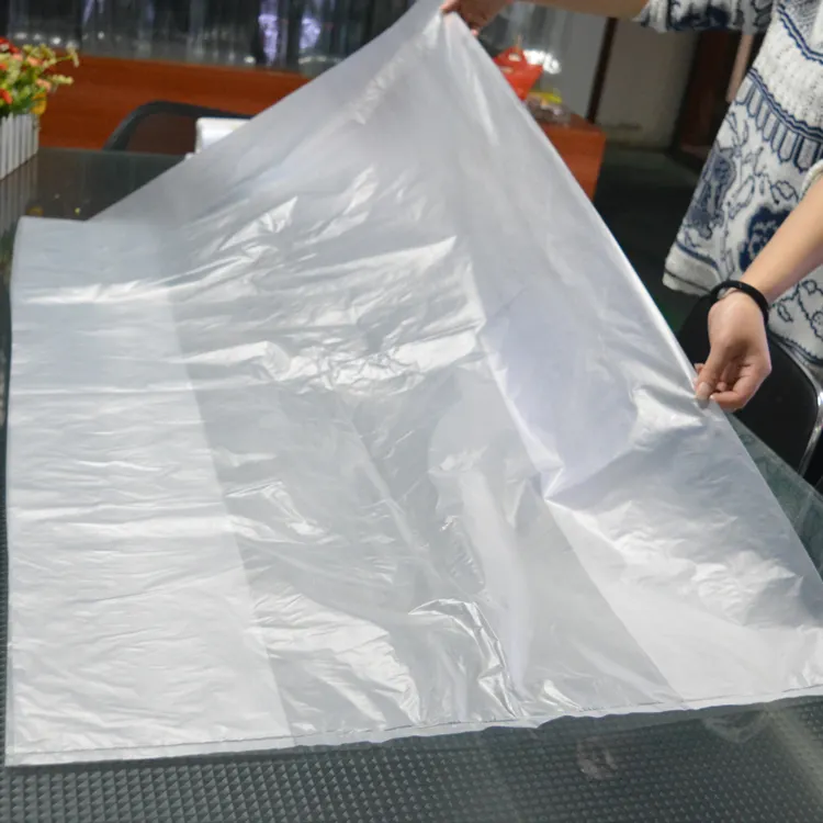 Customization PE Clear Plastic Storage Food Cloth Tyre Packaging Bag