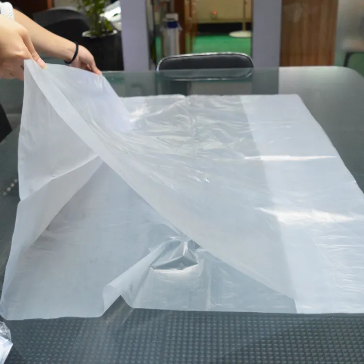 Customization PE Clear Plastic Storage Food Cloth Tyre Packaging Bag