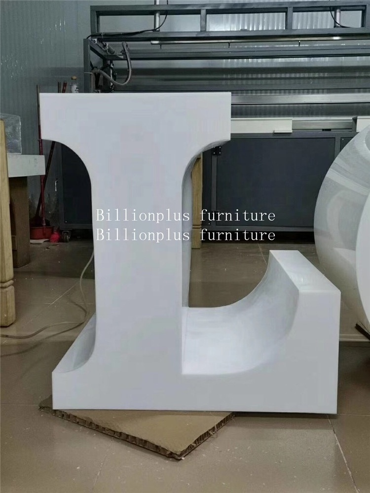 Fashion wedding alphabet decoration mirror love letter table for wedding