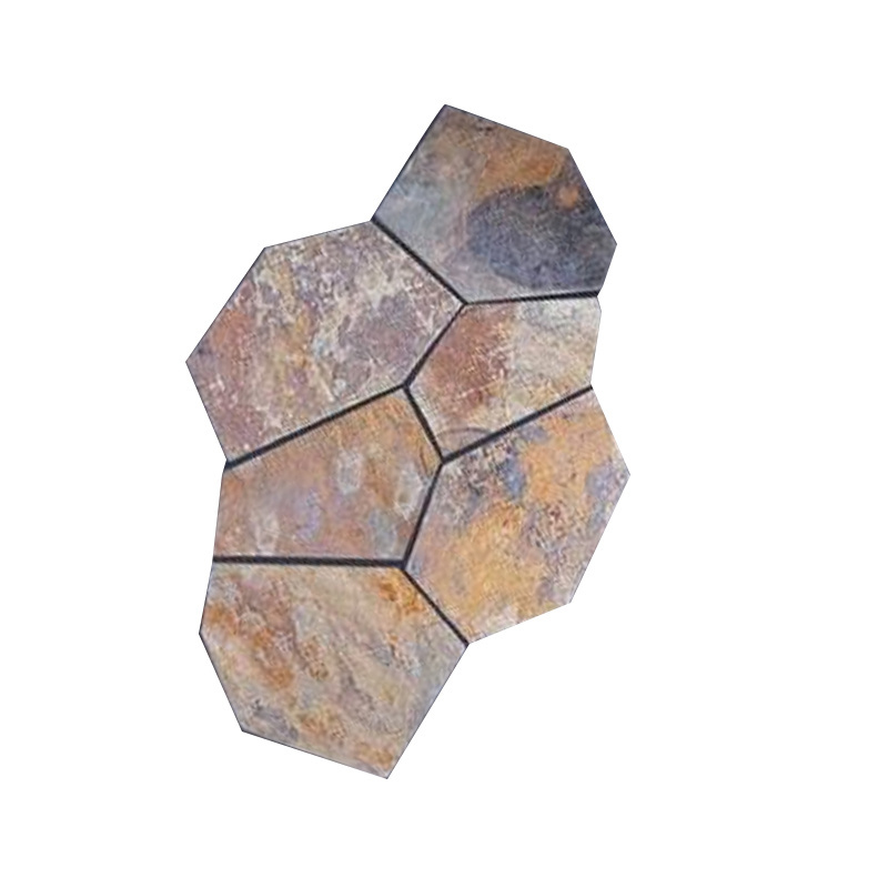 Factory Directly Natural Rust Slate Paving Stone Flagstone for Garden Paths Slate Stone Natural Stone Tiles