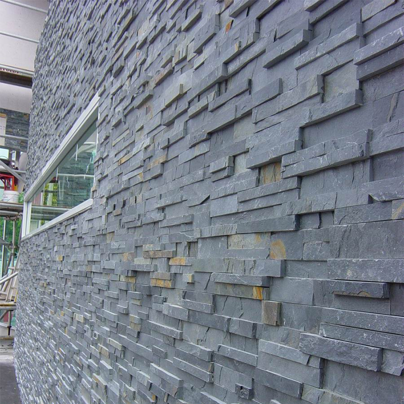 Building Interior and Exterior Wall Natural Stone  Natural Stone Panels Exterior Wall Cladding Slate Sheets