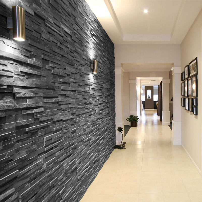 Natural Cultured Slate Stone Exterior Wall Cladding Tiles Wall Veneer Panel For Exterior Wall Cladding