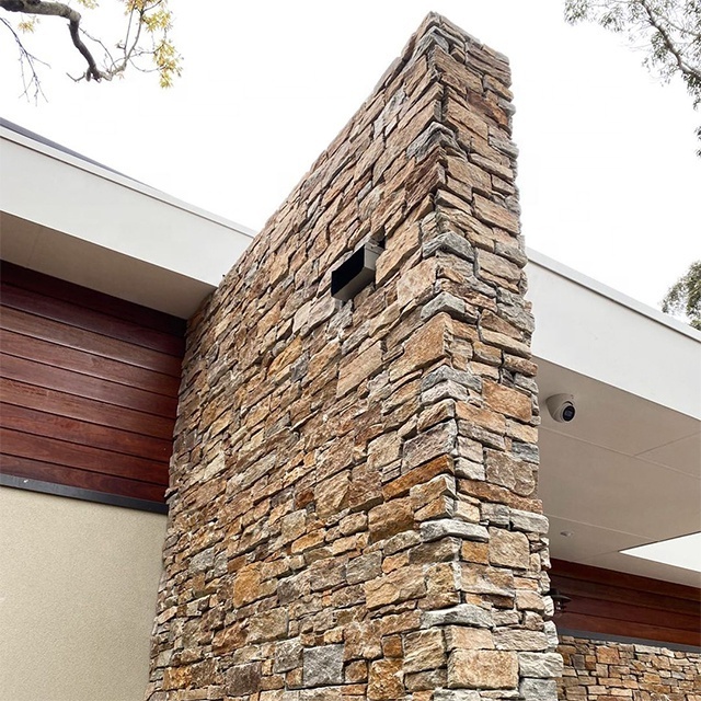 Wall Tiles Exterior Stone Natural Stacked Stones Stone Veneer For Building Exterior Wall Decoration