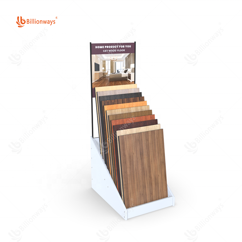 Practical metal ceramic sample showroom floor stand,granite marble shelf,mosaic stone cabinet boards,tile display rack