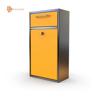 Letterbox Lockable Apartment Postbox Stainless Steel Letterbox Apartment Mailbox