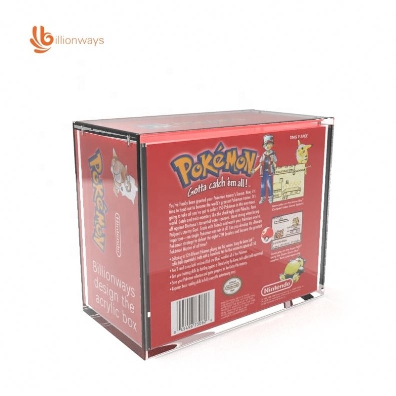 Wholesale Clear Acrylic Booster Box For Pokemon Card