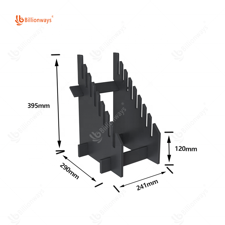 New Design Plate Tile Stone Display Stand Shelf Tile Sample Display for showroom tile store with customized graphic and logo