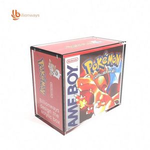 Magnetic Acrylic Lucite Display case for Pokemon /Clear Pokemon booster packs display case box